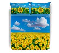 Caleffi Girasoli by Carmassi Lenzuola Copriletto, Cotone, Unica, Matrimoniale, 1005679, Sogni di Viaggio