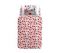 Copripiumino Singolo Caleffi Gufetti Completo