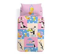 Caleffi I Love Tweety Completo Copripiumino, Cotone , Unica, Singolo, 1007918 , Warner bros