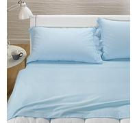Caleffi Lenzuola Tinta Unita Flanella Singolo Cielo in Flanella - 19167