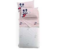 Caleffi Lenzuola Topolino Piazza e Mezza Unica in Cotone - 80124