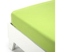 Caleffi Lenzuolo con Angoli Inferiore, Menta, 180 x 200