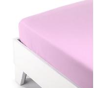 Caleffi Lenzuolo con angoli inferiore Tinta unita flanella Singolo Rosa in Flanella - 20126