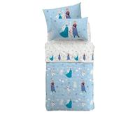 Caleffi Lenzuolo piazza mezzo Frozen Star cotone (lenzuolo superiore 180x280 + 1 federa 50x80 + 1 lenzuolo inferiore con angolo x materasso 130x200)