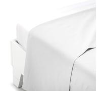 Caleffi Lenzuolo sopra Cotone tinta unita Panna Piazza e Mezza in Cotone - 76323