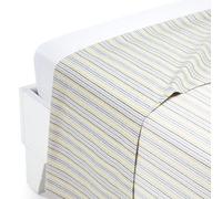 Caleffi Lenzuolo sopra Riga Blu Piazza e Mezza in Cotone - 58668