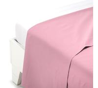Caleffi Lenzuolo superiore Cotone tinta unita Rosa Singolo in Cotone - 00976