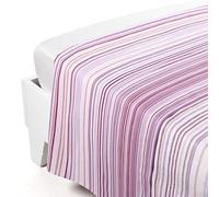 Caleffi Lenzuolo Superiore Grafismi Ciclamino Matrimoniale in Cotone - 43709