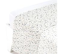 Caleffi Lenzuolo Superiore Pois Naturale Singolo in Cotone - 69129