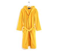 Caleffi Minorca Accappatoio con Cappuccio, Cotone, Giallo Sole, M, 75784