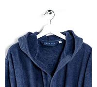Caleffi Minorca Accappatoio con Cappuccio, Cotone, Indigo, L, 26675