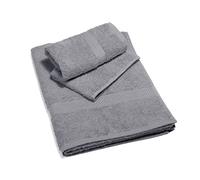 Caleffi Minorca Asciugamano con Ospite, Cotone , Perla, Standard, 26050