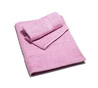 Caleffi - Minorca in Spugna 100% Morbido Cotone Idrofilo 450gsm, Lavabile in Lavatrice 40° + Asciugatrice, Coppia (55x105 cm + Ospite 40X60 cm) Colore CONFETTO