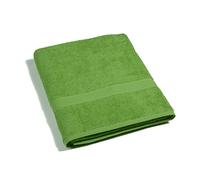 Caleffi - Minorca in Spugna 100% Morbido Cotone Idrofilo 450gsm, Lavabile in Lavatrice 40° + Asciugatrice, Misura Standard (100X150cm.) Colore VERDE
