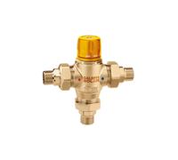 Caleffi Miscelatore Termostatico Regolabile 1/2" per Impianti Termici e Solari