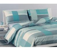 Caleffi Patchwork var. anice, Parure copripiumino Matrimoniale