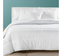 Caleffi Piumino Letto Morfeo Bianco - Singolo, Piazza e Mezza o Matrimoniale - Microfibra 300 g/m² - Anallergico, Traspirante e Lavabile (Una piazza e mezzo)