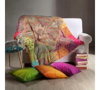 Plaid Scaldotto Caleffi Bohemian Corallo Cm 130 x 170