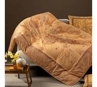 Caleffi Plaid Scaldotto Alviero Martini x 100% Cotone 130x170 - Cammello, Dimensione 1