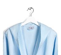 Caleffi Polo Accappatoio con Cappuccio, Cotone , Azzurro, L, 69388