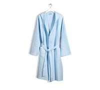 Caleffi Polo Accappatoio con Cappuccio, Cotone , Azzurro, XL, 69398