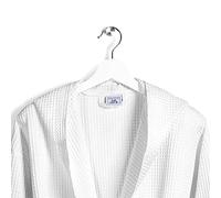 Caleffi Polo Accappatoio con Cappuccio, Cotone, Bianco, M, 69377
