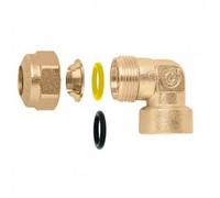 Caleffi Raccordo Curvo 3/4 '' Femmina per Rame, Cromo, Taglia Unica