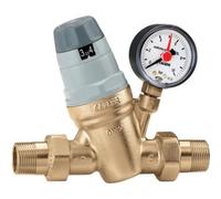 RIDUTTORE DI PRESSIONE CON MANOMETRO PREREGOLABILE 1/2" CALEFFI