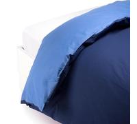 Caleffi Sacco per Piumino Matrimoniale Cotone tinta unita Blu in Cotone - 58605