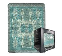 Caleffi Scaldotto Bel Mond Plaid Invernale 130x170 cm - Trapunta Imbottita 250 g/m² in 100% Cotone - Made in Italy - Morbido e Anallergico - Anice