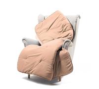 CALEFFI Scaldotto - Plaid Divano e Letto 130x170 cm Morbida Microfibra Calda Avvolgente, Copridivano e Copriletto Trapuntato Artigianale e Lavabile, Coperta Copri Divano e Copri Letto Ottimo Comfort