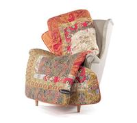 Caleffi Scaldotto- Plaid Divano e Letto 130x170 cm Morbida Microfibra Calda Avvolgente, Copridivano e Copriletto Trapuntato Artigianale e Lavabile, Coperta Copri Divano e Copri Letto Ottimo Comfort