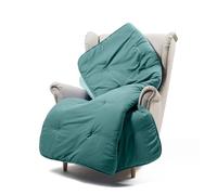 CALEFFI Scaldotto - Plaid Divano e Letto 130x170 cm Morbida Microfibra Calda Avvolgente, Copridivano e Copriletto Trapuntato Artigianale e Lavabile, Coperta Copri Divano e Copri Letto Ottimo Comfort