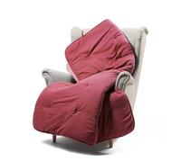 CALEFFI Scaldotto - Plaid Divano e Letto 130x170 cm Morbida Microfibra Calda Avvolgente, Copridivano e Copriletto Trapuntato Artigianale e Lavabile, Coperta Copri Divano e Copri Letto Ottimo Comfort