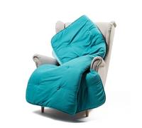 CALEFFI Scaldotto - Plaid Divano e Letto 130x170 cm Morbida Microfibra Calda Avvolgente, Copridivano e Copriletto Trapuntato Artigianale e Lavabile, Coperta Copri Divano e Copri Letto Ottimo Comfort