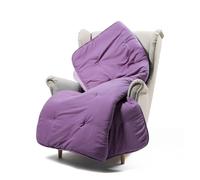 CALEFFI Scaldotto - Plaid Divano e Letto 130x170 cm Morbida Microfibra Calda Avvolgente, Copridivano e Copriletto Trapuntato Artigianale e Lavabile, Coperta Copri Divano e Copri Letto Ottimo Comfort