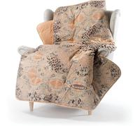 Caleffi Scaldotto- Plaid Divano e Letto 130x170 cm Morbida Microfibra Calda Avvolgente, Copridivano e Copriletto Trapuntato Artigianale e Lavabile, Coperta Copri Divano e Copri Letto Ottimo Comfort