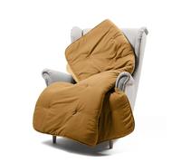 CALEFFI Scaldotto - Plaid Divano e Letto 130x170 cm Morbida Microfibra Calda Avvolgente, Copridivano e Copriletto Trapuntato Artigianale e Lavabile, Coperta Copri Divano e Copri Letto Ottimo Comfort