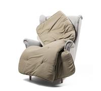 CALEFFI Scaldotto - Plaid Divano e Letto 130x170 cm Morbida Microfibra Calda Avvolgente, Copridivano e Copriletto Trapuntato Artigianale e Lavabile, Coperta Copri Divano e Copri Letto Ottimo Comfort