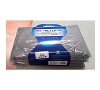 Caleffi Set 3+3 Asciugamani E OSPITE Festa del Bianco Vari Colori (Grigio Perla)