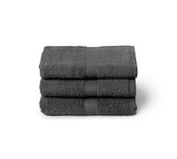 Caleffi Set 3 Asciugamani Bagno Grandi 55x105 cm 100% Cotone Viso e Doccia | Spugna morbida e assorbente, tinta unita, set completo, ideali per uso quotidiano, hotel, b&b