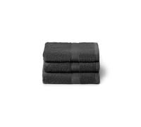 Caleffi Set 3 Asciugamani Ospite 40x60 cm, Bidet e Bagno, 100% Cotone | Morbidi e assorbenti, tinta unita, set 3 pezzi piccoli, per viso, mani e ospiti, resistenti ai lavaggi, spugna cotone