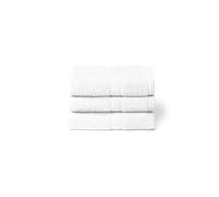 Caleffi Set 3 Asciugamani Ospite 40x60 cm, Bidet e Bagno, 100% Cotone | Morbidi e assorbenti, tinta unita, set 3 pezzi piccoli, per viso, mani e ospiti, resistenti ai lavaggi, spugna cotone