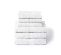 Caleffi Set Asciugamani Bagno con Ospite 6 Pz - Composto da 3x Asciugamano Viso 55x100 cm + 3x Asciugamano Bidet 40x60 cm - Cotone 100% Morbido e Ultra Assorbente - Doccia, Viso e Ospitalità Set Bagno