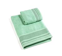 Caleffi - Set Asciugamani Bagno Viso e Bidet Coppia Cotone Spugna | Set Asciugamani Bagno in Cotone 500gr/mq - 1x Asciugamano Bidet 40x55 e 1x Asciugamano Grande 60x100 - Certificato OekoTex