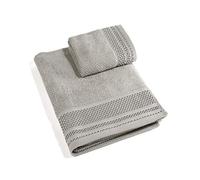Caleffi - Set Asciugamani Bagno Viso e Bidet Coppia Cotone Spugna | Set Asciugamani Bagno in Cotone 500gr/mq - 1x Asciugamano Bidet 40x55 e 1x Asciugamano Grande 60x100 - Certificato OekoTex