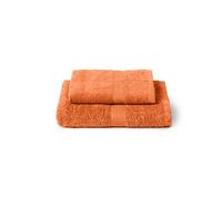 Caleffi Set Asciugamani Bagno Viso e Bidet in Cotone, Asciugamani Resistente a Lavaggi, Include 1 Asciugamano Viso 55x100 cm e 1 Asciugamano Bidet Ospite 40x60 cm, Asciugamani 2 Pezzi