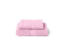 Caleffi Set Asciugamani Bagno Viso e Bidet in Cotone, Asciugamani Resistente a Lavaggi, Include 1 Asciugamano Viso 55x100 cm e 1 Asciugamano Bidet Ospite 40x60 cm, Asciugamani 2 Pezzi, Confetto