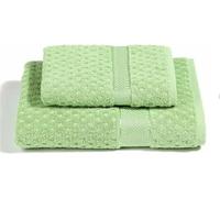 Caleffi - Set Asciugamani Bagno Viso e Bidet Morbida Spugna 100% Cotone Jacquard