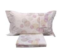 Caleffi Set Lenzuola Letto Matrimoniale Cotone, Completo Letto Matrimoniale Due Piazze, Sonic Corallo Lenzuolo Sopra, Sotto con angoli e 2 Federe